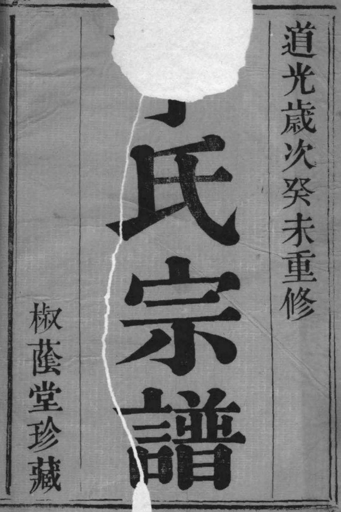 家谱封面